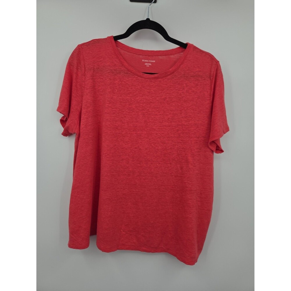 Eileen Fisher Organic Linen Shirt Sz M